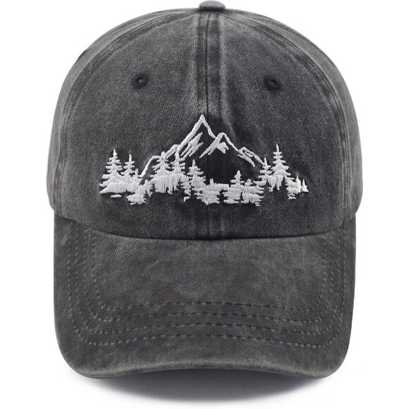 Cotton Mountain Trees Hat Unisex Adjustable Outdoor Camping Hiking Cap main image 6